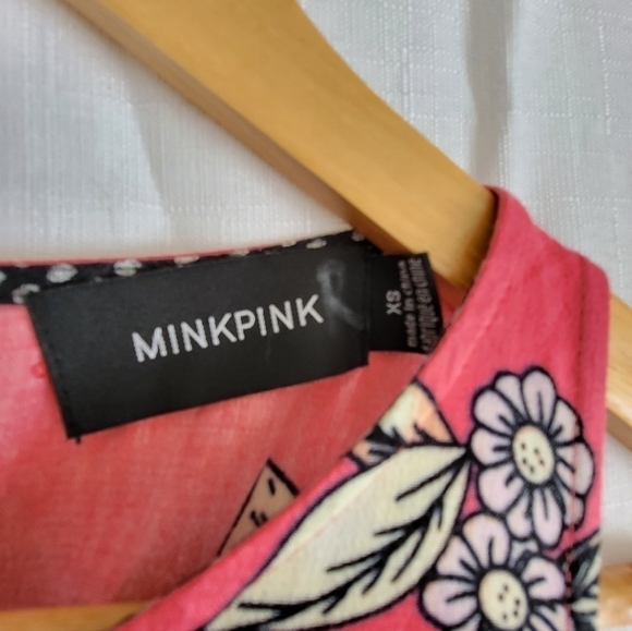 MINKPINK Bright Floral Shift Swing Dress/Top - Picture 6 of 11